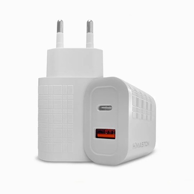 CARREGADOR FONTE USB E USB-C 38W HM26 HMASTON - Imagem 2