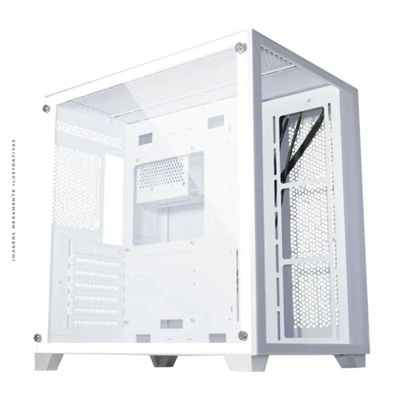 GABINETE GAMER ATX AQUARIO SPACE W2R4 K-MEX BRANCO - Imagem 2