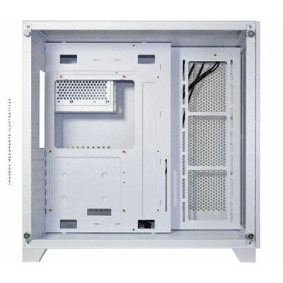 GABINETE GAMER ATX AQUARIO SPACE W2R4 K-MEX BRANCO - Imagem 5