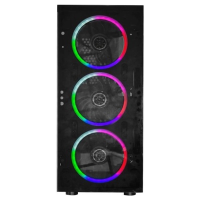 GABINETE GAMER ATX CG-10W5 LED 3 FANS  K-MEX - Imagem 2