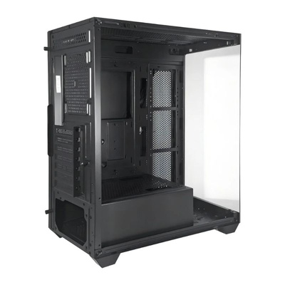 GABINETE GAMER MICRO ATX AQUARIO CG-36DY TORRE NEGRA K-MEX PRETO - Imagem 5