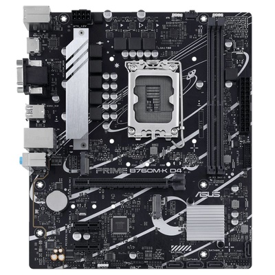 PLACA MÃE 1700 ASUS B760M K PRIME D4 DDR4 /M.2/DP/HDMI 12G 13G 14G - Imagem 2