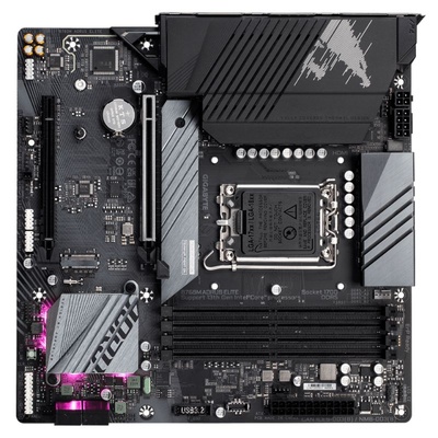 PLACA MÃE 1700 GIGABYTE B760M AORUS ELITE AX WIFI DDR5 /M.2/DP/HDMI 12ªG 13ªG 14ªG - Imagem 5