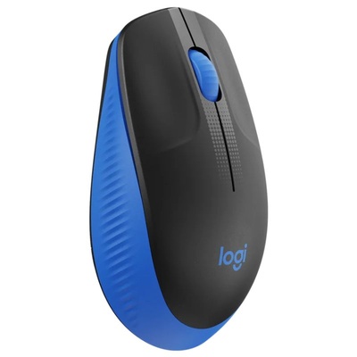 MOUSE SEM FIO LOGITECH M190 WIRELESS PRETO E AZUL - Imagem 4