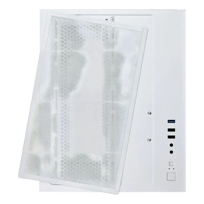 GABINETE GAMER MICRO ATX AQUARIO CG-W830 K-MEX BRANCO - Imagem 5