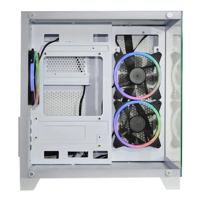 GABINETE GAMER MICRO ATX AQUARIO CG-W830 K-MEX BRANCO - Imagem 3