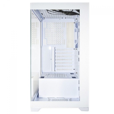 GABINETE GAMER MICRO ATX AQUARIO CG-W1F9 POSEIDON K-MEX BRANCO - Imagem 2