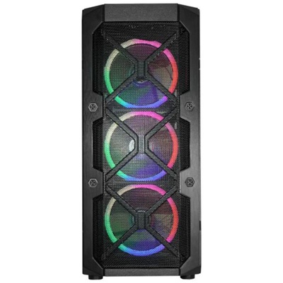 GABINETE GAMER ATX CG-02C5 PAINEL MESH 3 FANS AAFAF1 K-MEX - Imagem 2