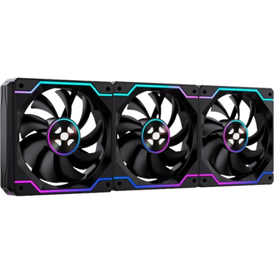 COOLER KIT 3 FANS 12MM TWISTER FORTREK PRETO - Imagem 5