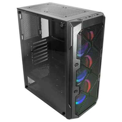 GABINETE GAMER ATX CG-02C5 PAINEL MESH 3 FANS AAFAF1 K-MEX - Imagem 4
