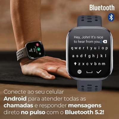 RELOGIO XIAOMI AMAZFIT BIP 6 A2435 AZUL/PRETO - Imagem 5