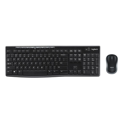 TECLADO E MOUSE SEM FIO LOGITECH WIRELESS MK270 PRETO - Imagem 2