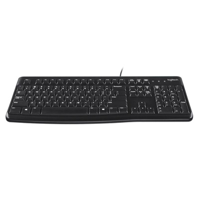 TECLADO USB K120 LOGITECH PRETO PRETO - Imagem 2