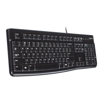 TECLADO USB K120 LOGITECH PRETO PRETO - Imagem 3