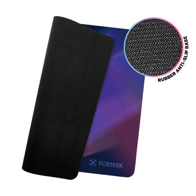 MOUSE PAD COM INFUSÃO DE VIDRO QUICKGLASS PRO FORTREK PRETO - Imagem 4