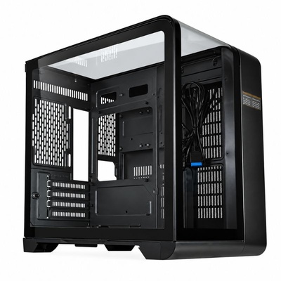 GABINETE GAMER MICRO ATX AQUARIO CG-48KI CYBERPUNK K-MEX PRETO - Imagem 3