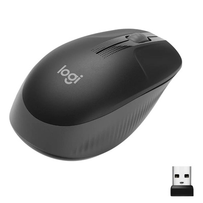 MOUSE SEM FIO LOGITECH M190 WIRELESS CINZA - Imagem 2